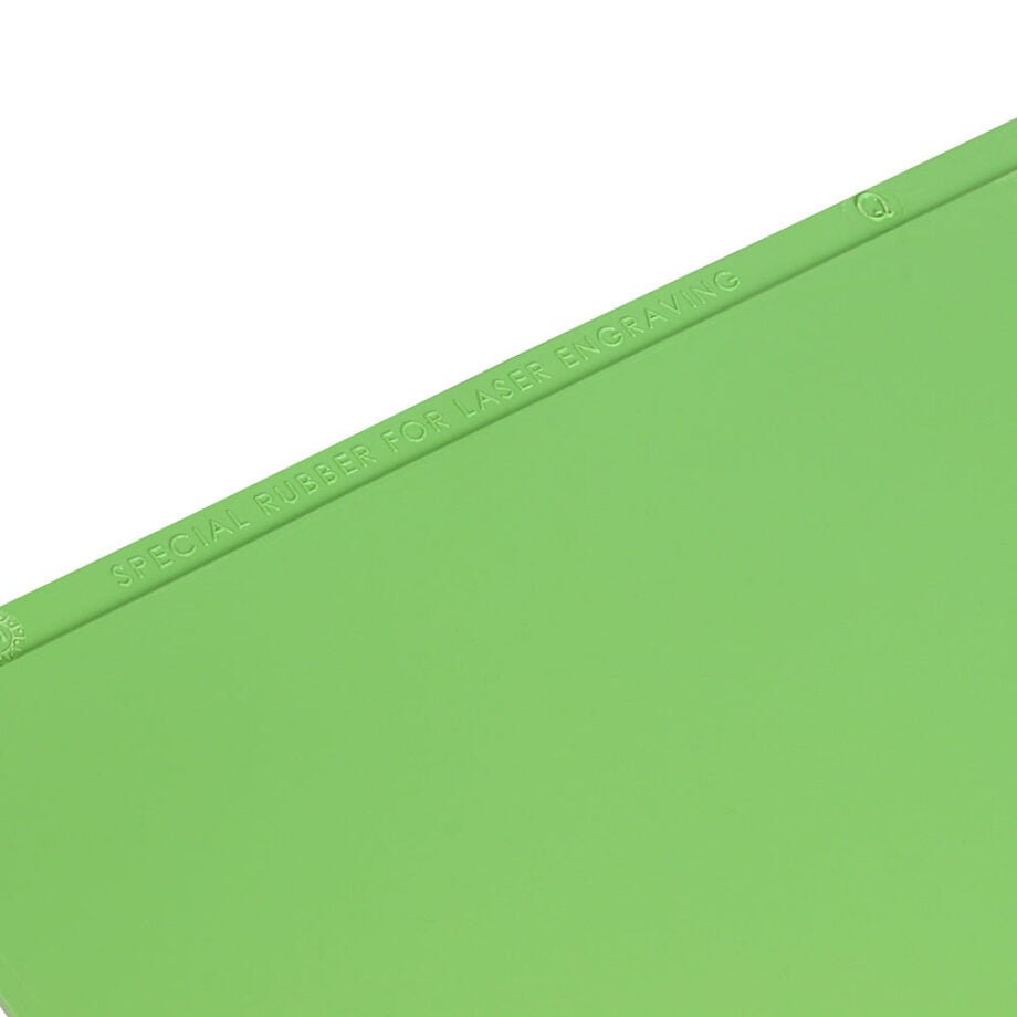 2.3mm Green ECO Laser Compatible Rubber A4 - Kitronik