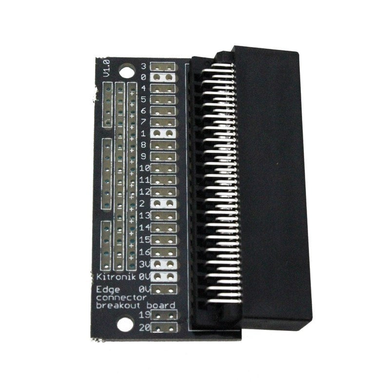 additional edge connector breakout board front