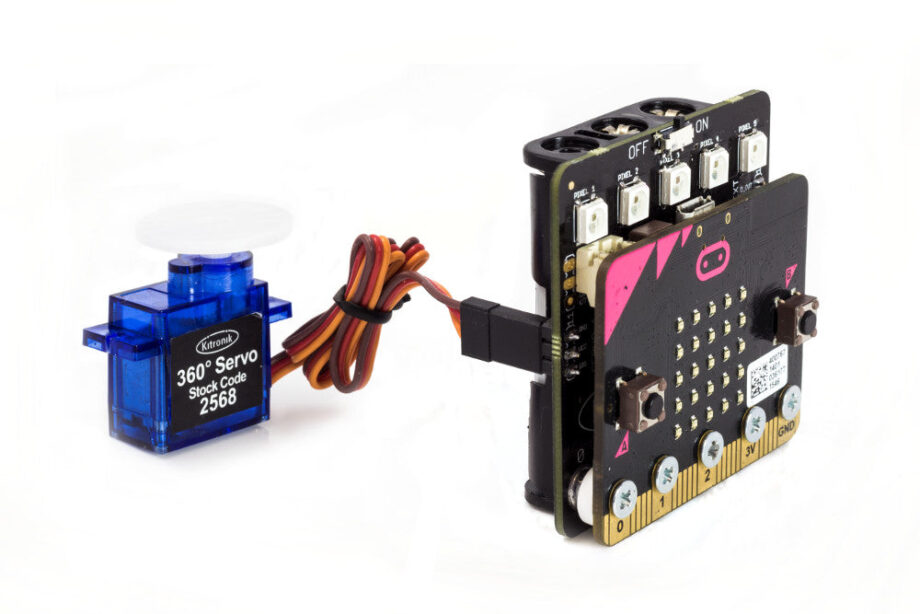 Kitronik Custom MakeCode Editor Servo Blocks - Kitronik