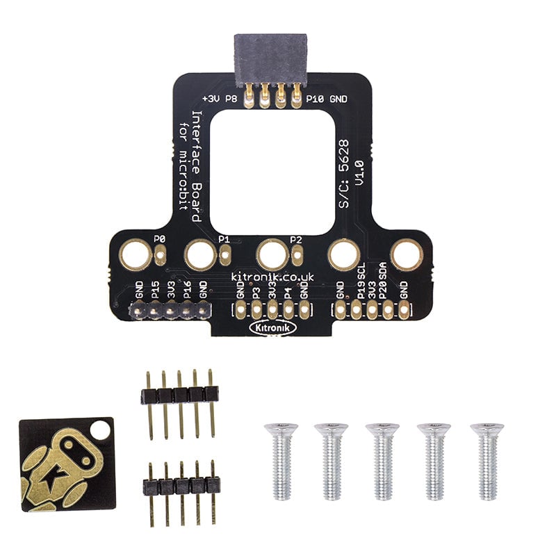 large sensor interface board move mini microbit