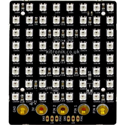 large kitronik zip tile microbit front