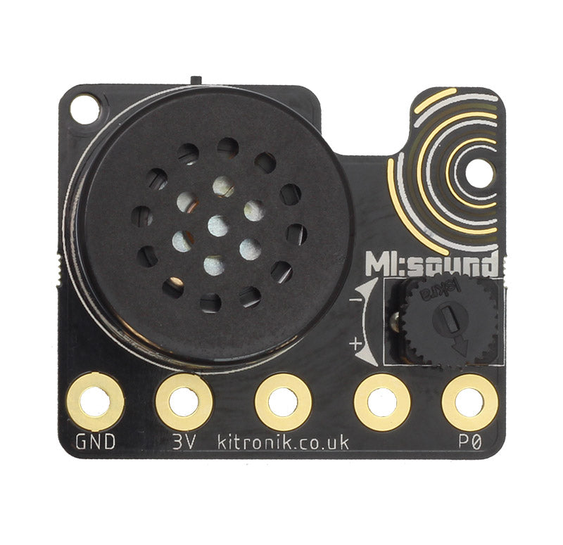 additional mi sound speaker microbit cr2032 front