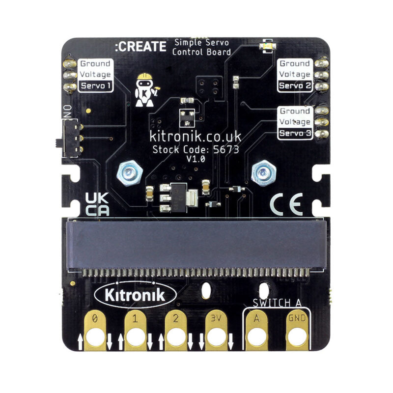 Kitronik Simple Servo Control Board for BBC micro:bit - Image 3