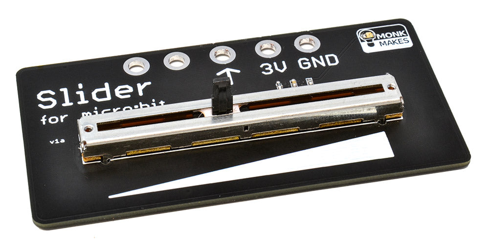 Monk Makes Slider for micro:bit close up