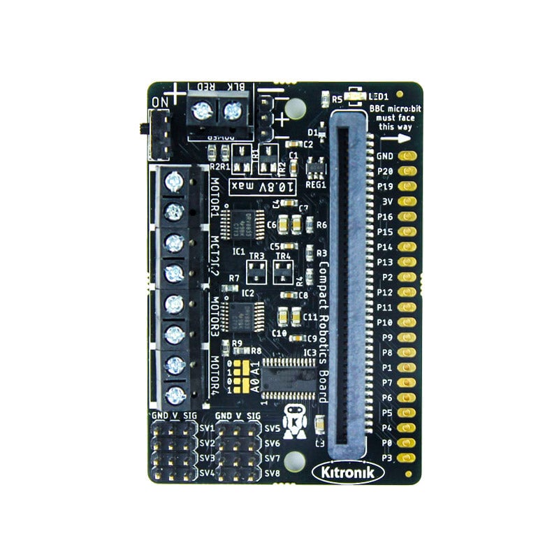 Compact Robotics Board for BBC micro:bit 2