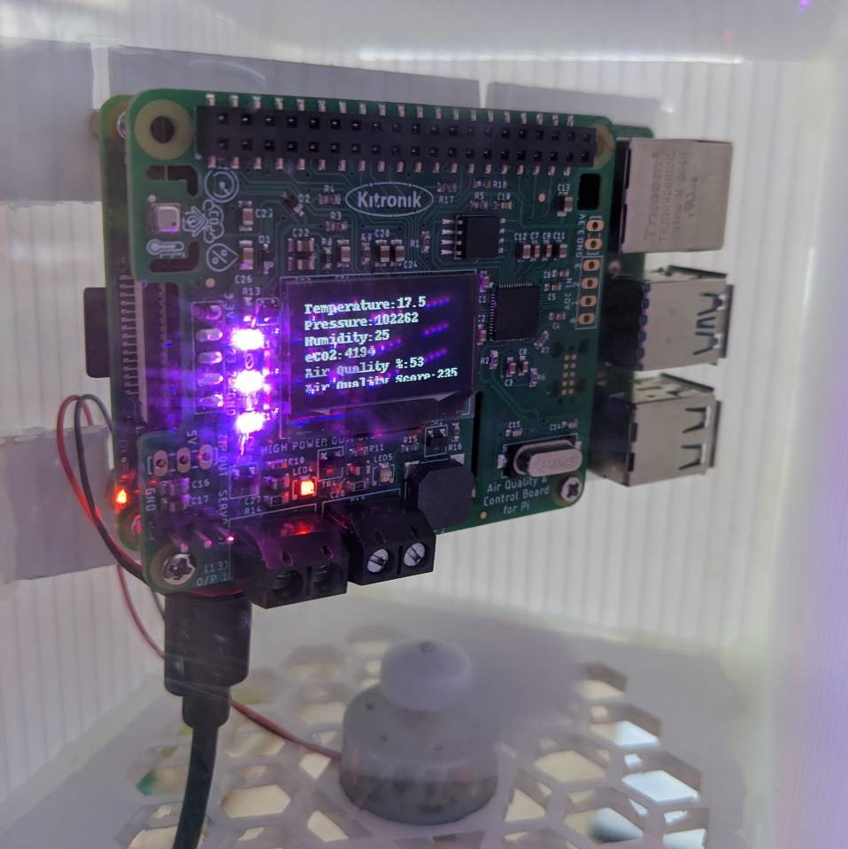 Making an Outdoor Enclosure for the Kitronik Air Quality Control HAT for Raspberry Pi