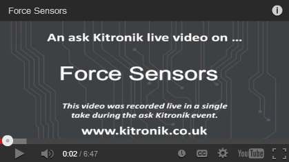 Video Force Sensors