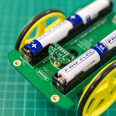 Showing Line Following sensor board