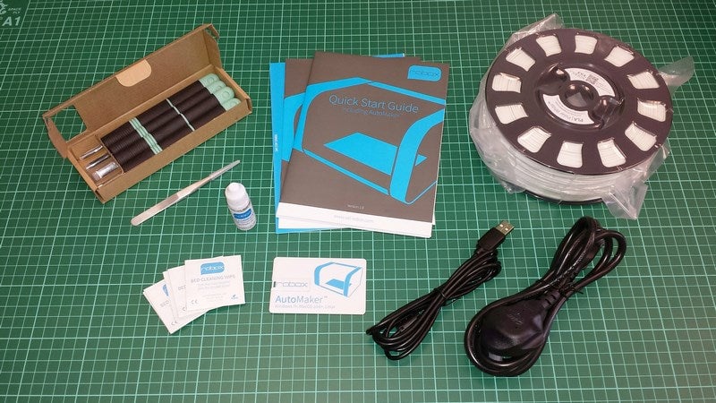 What is supplied with the Robox 3D Printer (RBX01) – Kitronik University
