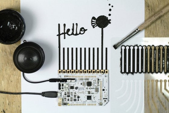 New Product Update: Bare Conductive Touch Board & Merry Resistivities Flashing Christmas Card Kit.
