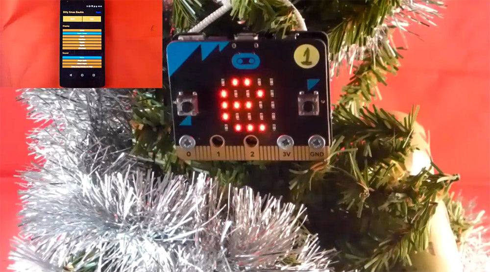 Bitty BBC micro:bit Xmas Bauble App