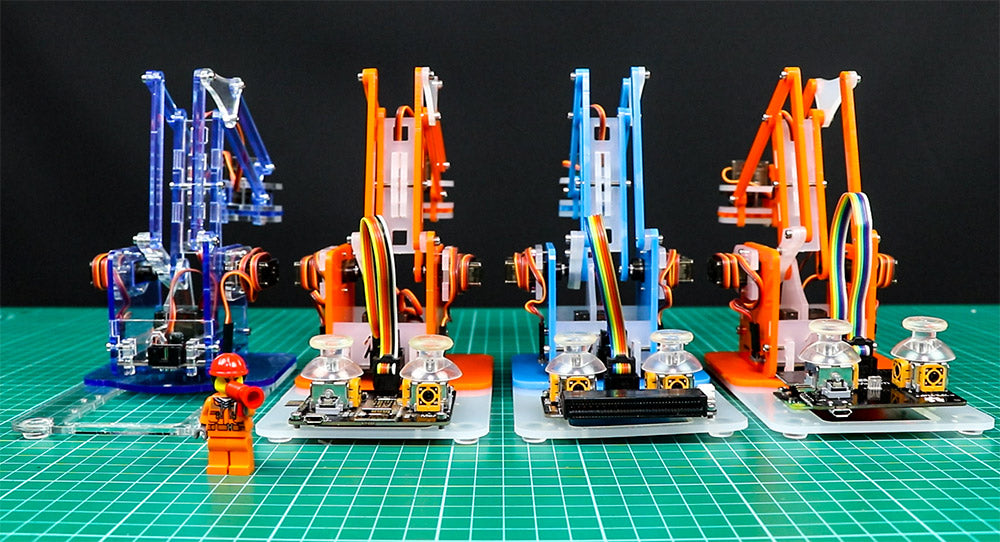 Building the MeArm Robotic Arm for Arduino, Pi & microbit