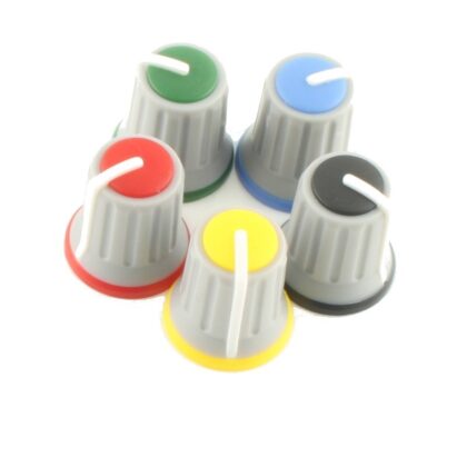 large grey potentiometer knob