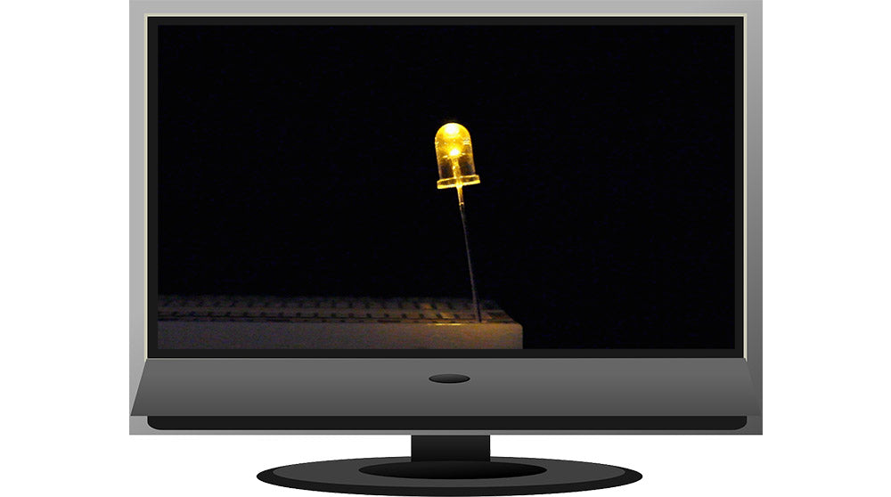 Video 5mm Yellow Candle LED Demo