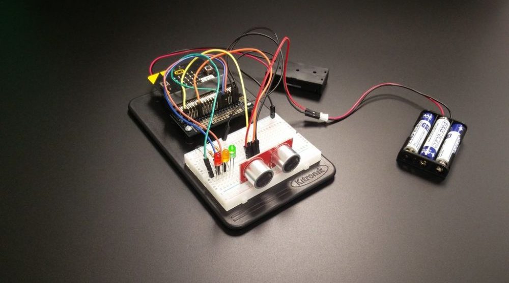 Distance Sensing With A microbit And HC-SR04 Module