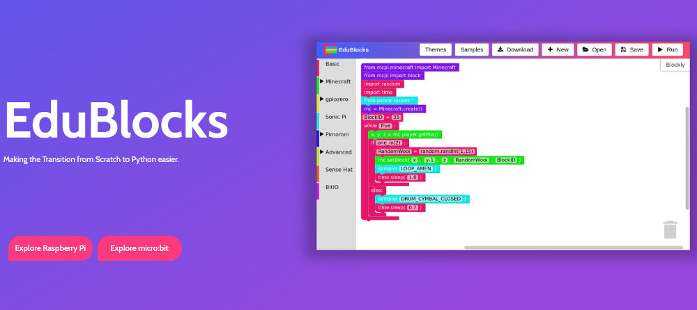EduBlocks Editor For microbit Getting Started