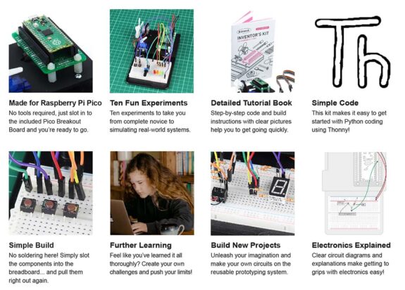 Kitronik Inventor's Kit for the Raspberry Pi Pico - Kitronik