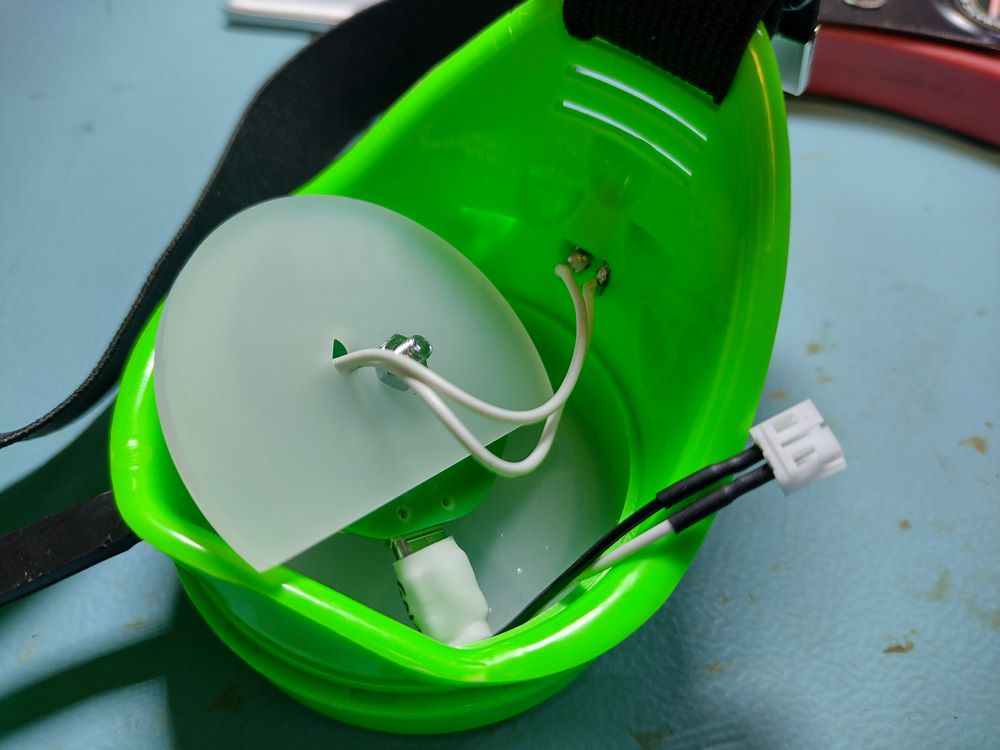 How To Make Round USB RGB LED Lamp Cyber Punk Goggles fitting kit to goggles