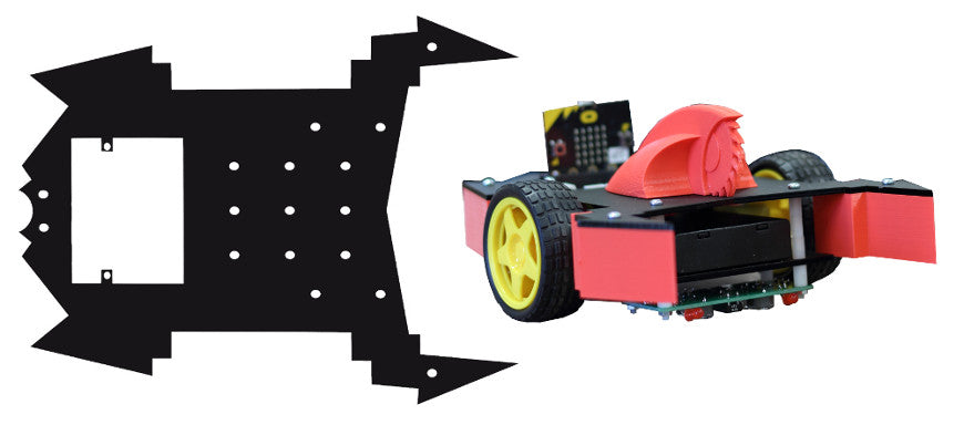 Robot Buggy Part 3 Creating The Perspex Top Plate