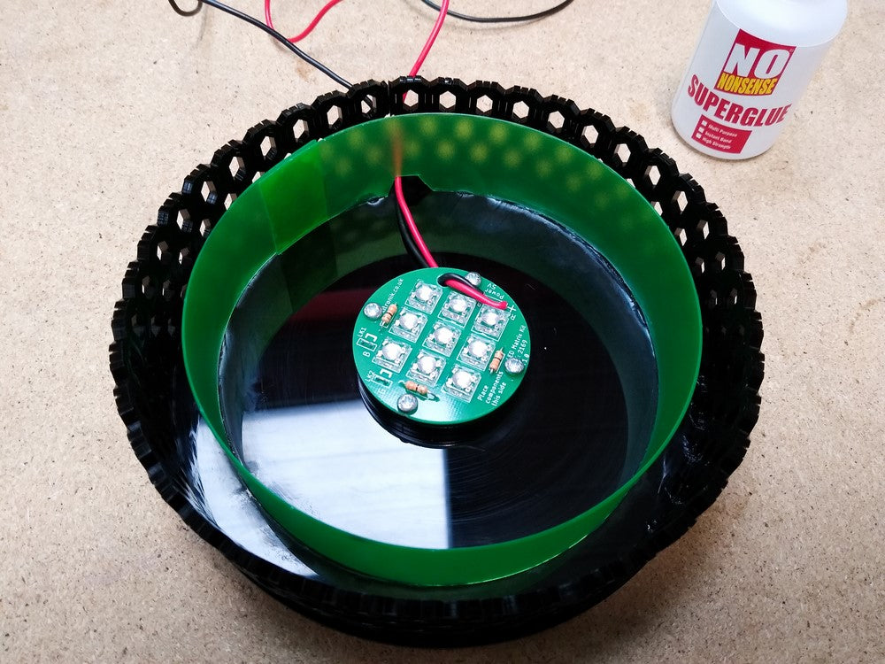 Lasercut & Thermoformed Polypropylene Rose Lamp 6