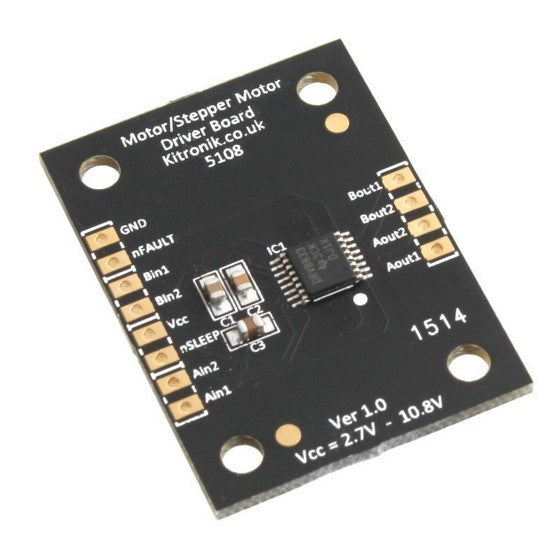 New Product Update: Motor / Stepper Motor Drive & 3 Axis Accelerometer Breakout Boards
