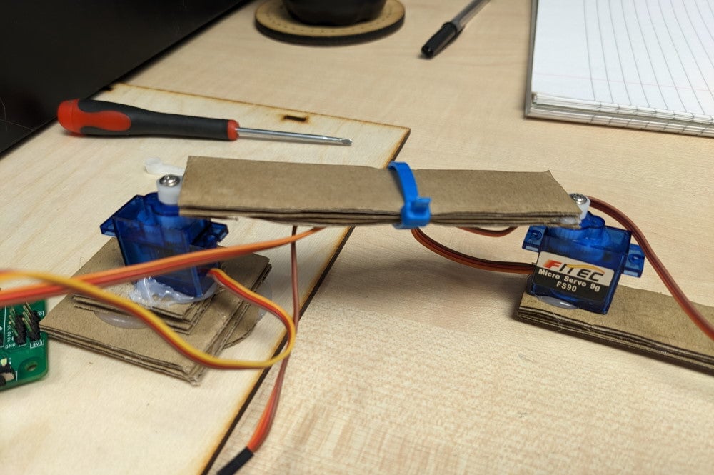 Making a Cardboard Pico Drawing Robot Arm 1