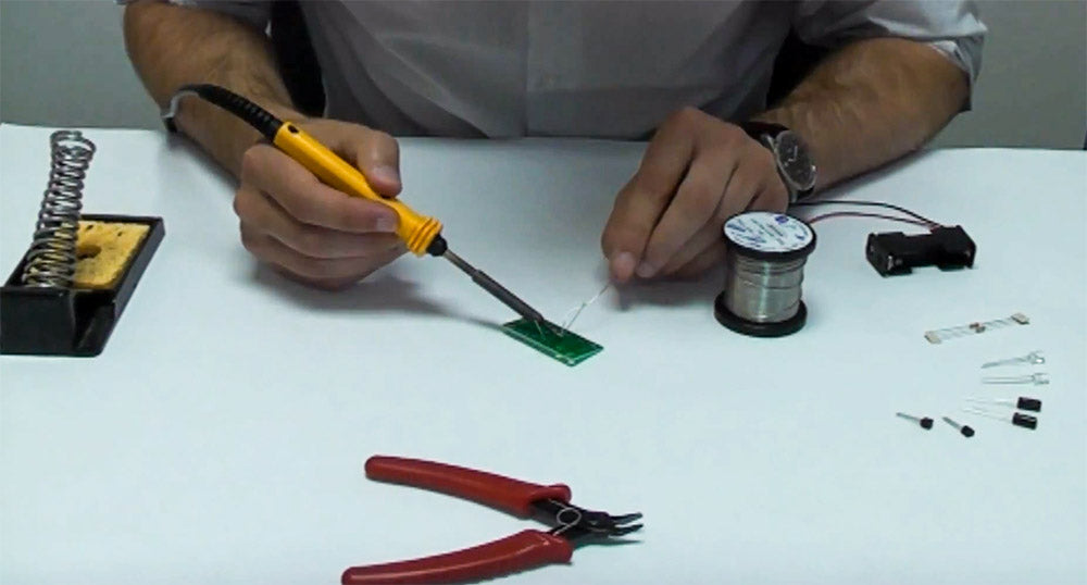 Video Rear Bike Light Project Kit Assembly