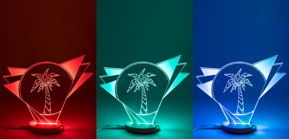 Laser Cut Sign for our New USB RGB LED Strip