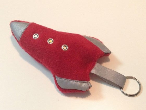 How to Make a Sewable Rocket Key Ring Torch