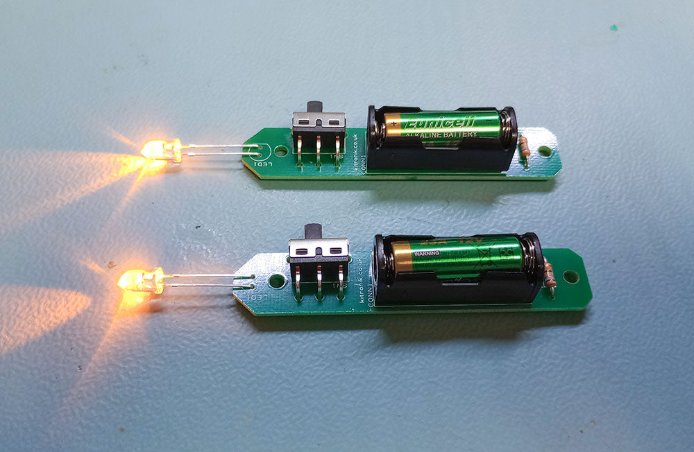 halloween floating candles making of step 2