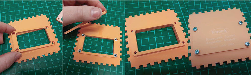 kitronik bluetooth amp module custom guitar amp enclosure service hatch