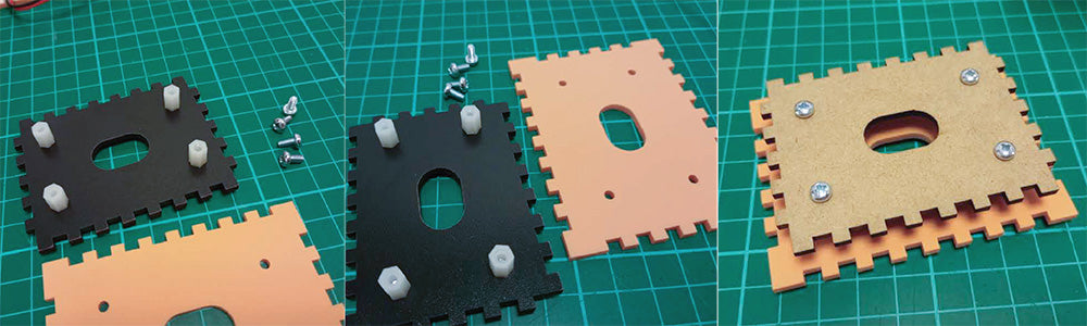 kitronik bluetooth amp module custom guitar amp enclosure orange and black