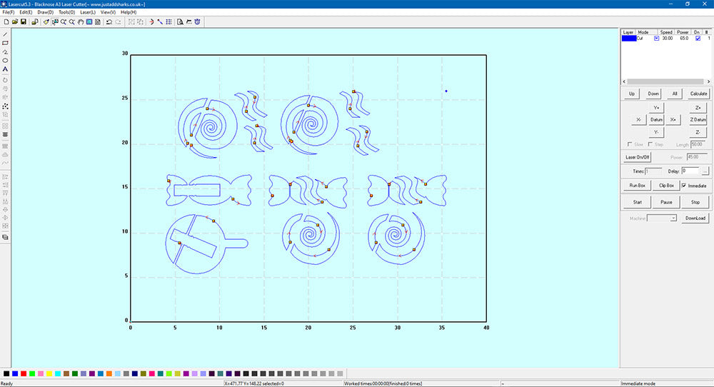 Laser Cut Perspex® Sweet Pastels Memory Stick Cases laser cutter UI