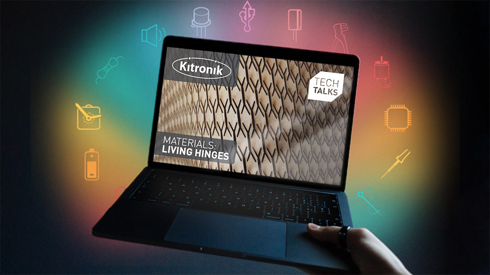 Materials Tech Talk – Living Hinges – Thurs 2nd of March at 10:30AM GMT