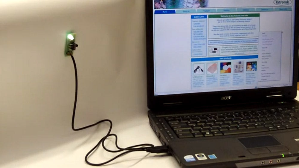 Video USB Colour Lamp Demo