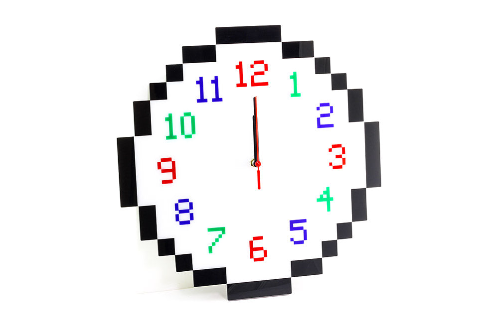 How To Make A Pixel Clock With Value Acrylic
