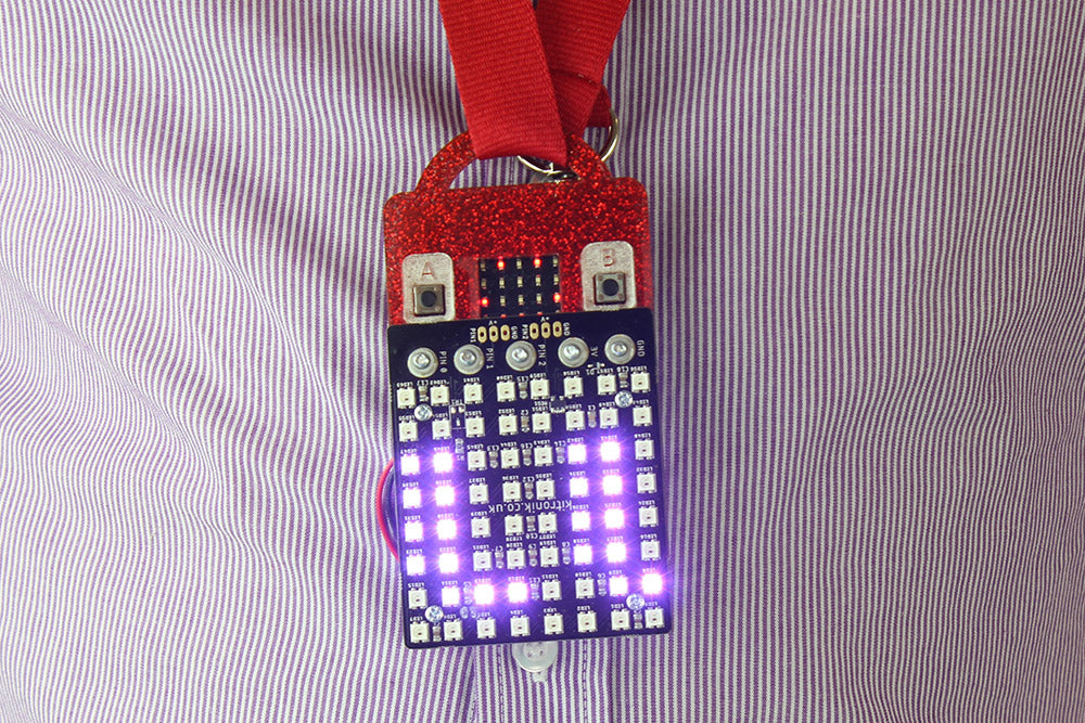 Laser Cut Glittered Acrylic ZIP Tile Name Badge