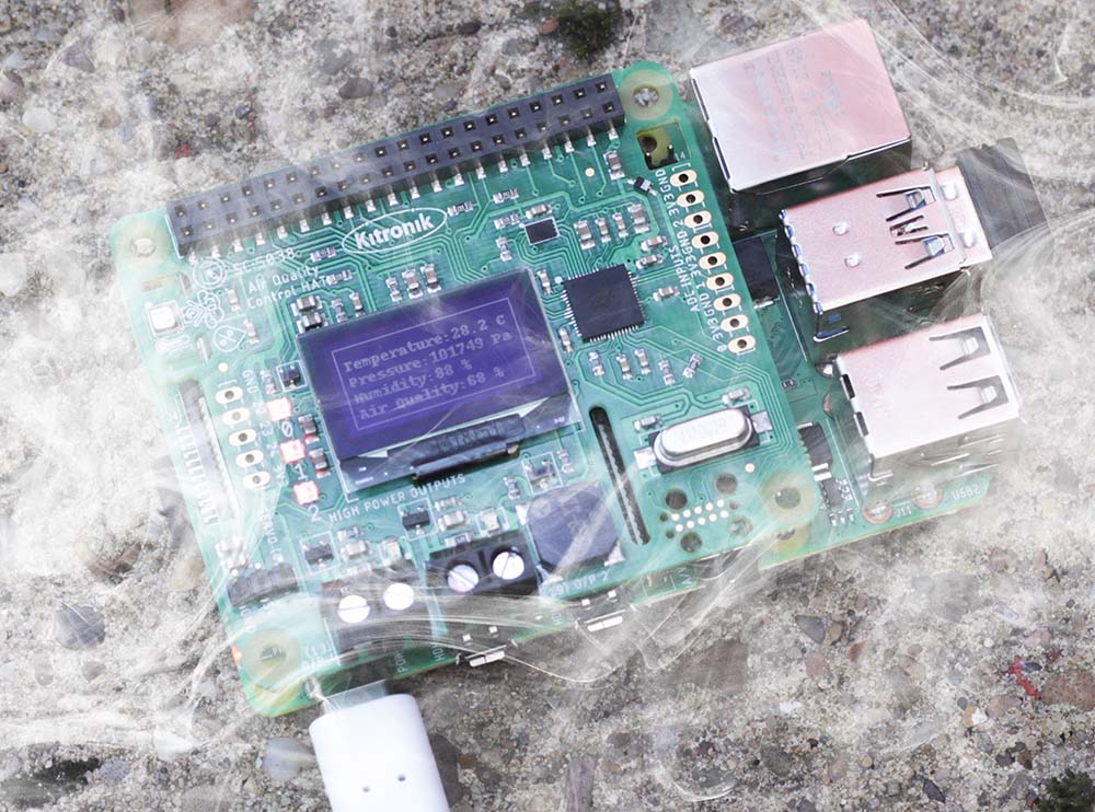 Kitronik Air Quality Control HAT for Raspberry Pi – Free Resources