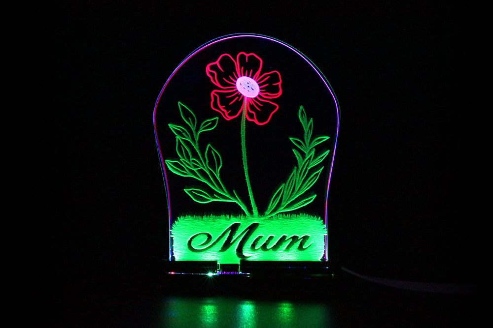 Make an Edge Lit Flower with our Kitronik Tricolour LED Boards – An ideal gift for Mum