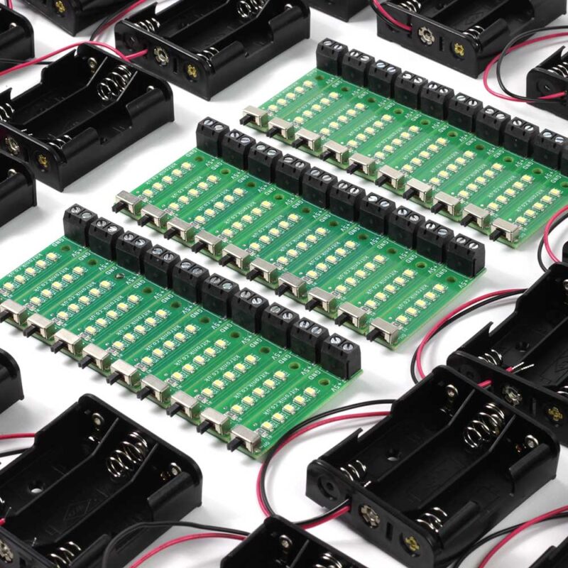 Solder Free LED Strip and Battery Holder Kit (pack of 30) - Image 3