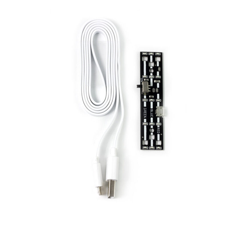 Kitronik Tricolour LED Boards and USB Power Leads (30 Pack) - Image 3