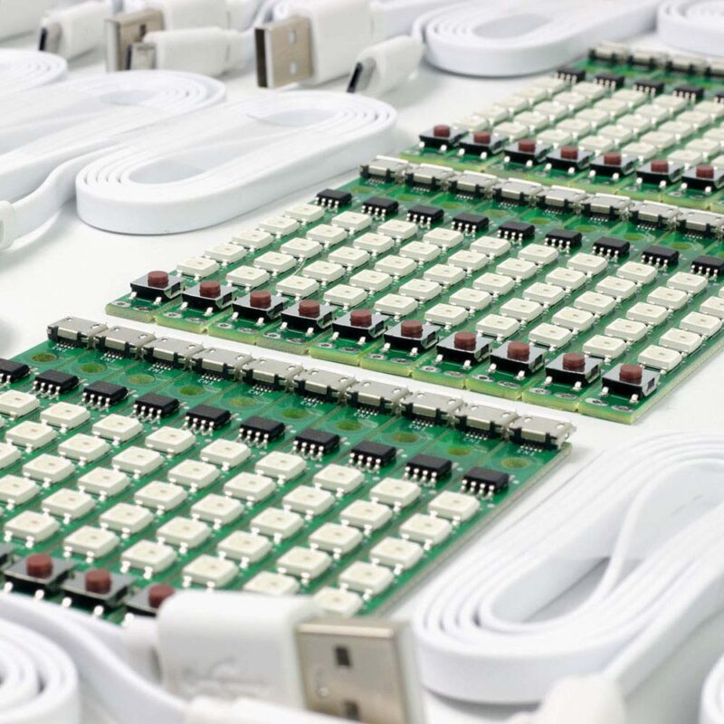 RGB LED Strip with Pattern Selector and USB Power Lead (30 Pack) - Image 3