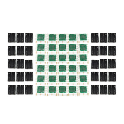 Kitronik 5V LED Desk Lamp Kit - Kit and Battery Holders (Kit of 30)