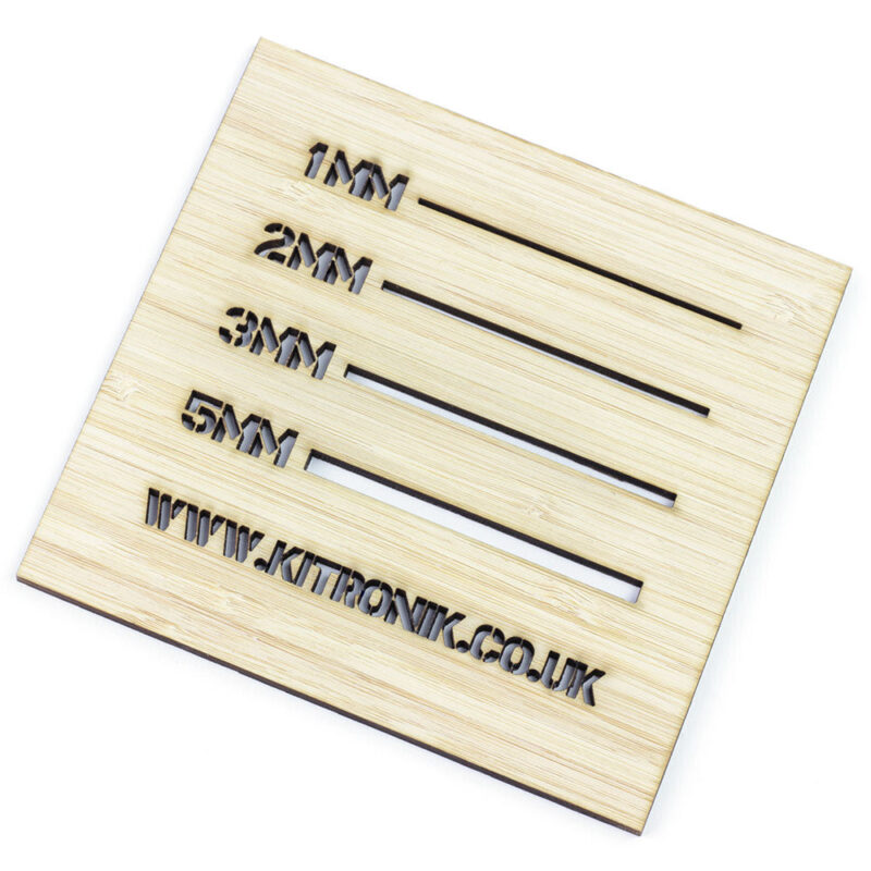 3mm 6 Ply Bamboo Plywood Caramel, 600mm x 400mm sheet - Image 3