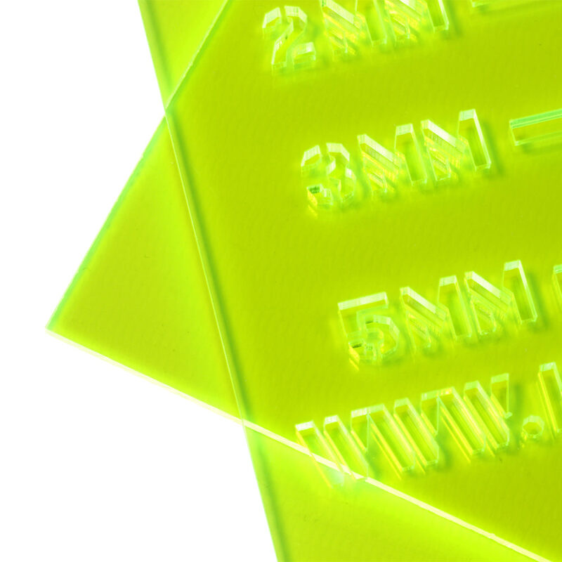 Value Fluorescent Acrylic Sheet (Cast) 3mm x 600mm x 400mm  Image 2
