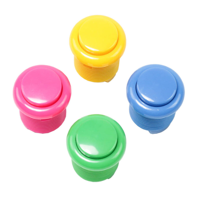 Arcade Push Button 33mm, Yellow - Image 3