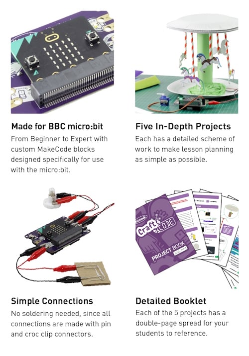 56120 description kitronik craft and code board single features left 1