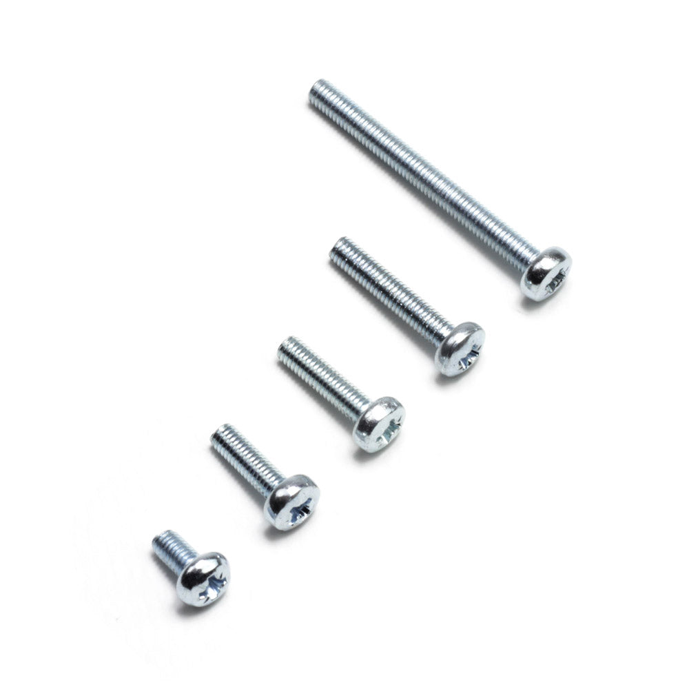 Pan Head M3 Machine Screw, pack of 100 - 6mm