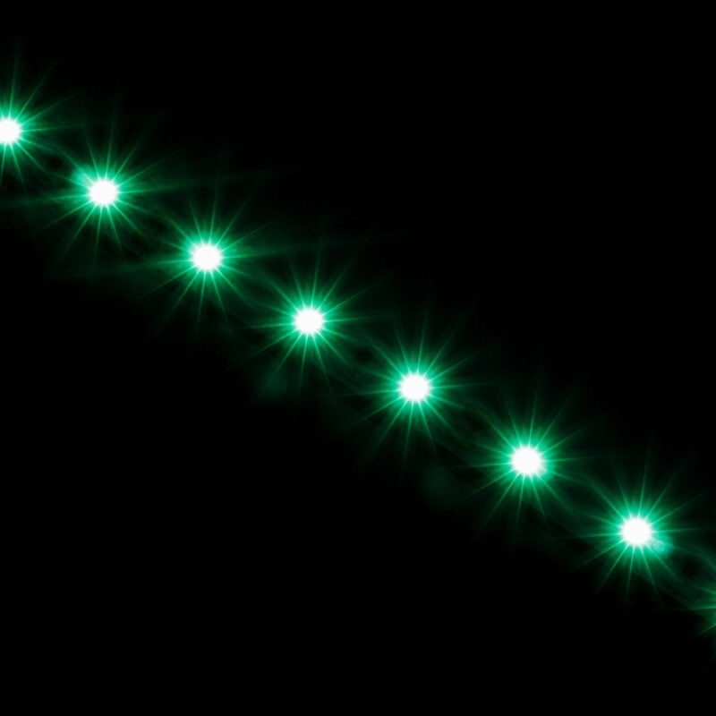 Green Flexible LED strip  30 way, 12V