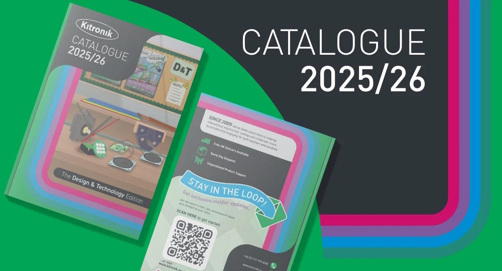 Kitronik Materials, Computing & Design & Technology Catalogue 2025-2026